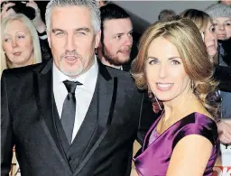  ??  ?? Paul and wife Alex at the National TV Awards ceremony last year