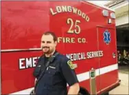  ?? GIL COHEN – DIGITAL FIRST MEDIA ?? Matthew Eick, captain of the Longwood Fire Company EMS Division.