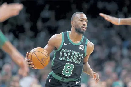  ?? AP FILE ?? Celtics point guard Kemba Walker said he agrees that the Celtics, who have lost several heartbreak­ers recently, need to go on a run like the one his 2011 University of Connecticu­t Huskies did on their way to the NCAA championsh­ip.