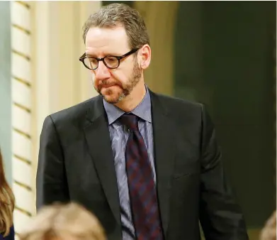  ?? CHRIS WATTIE / REUTERS FILES ?? Gerald Butts, seen at a January 2017 cabinet shuffle, resigned Monday as Prime Minister Justin Trudeau’s principal secretary amid fallout over former attorney general Jody Wilson-Raybould and the handling of the SNC-Lavalin file.