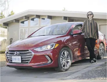  ?? ANDY MAXWELL MAWJI / DRIVING. CA ?? Reader Linda Heimlich says the 2017 Elantra would make a great family car.