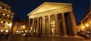  ?? DREAMSTIME PHOTO ?? The Pantheon, arguably the most stunning monument in Rome with its famous dome and oculus, is also free.