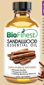  ?? ?? Sandalwood Essential Oil BIOFINEST