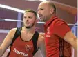  ?? Foto: Izsó ?? Auf den Briten Dominick Cunningham (links) muss Monheims Trainer Mario Reichert zunächst verzichten.