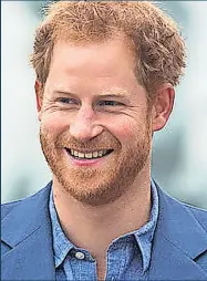  ?? ?? ADVICE Prince Harry urged others to quit unhappy jobs