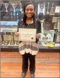  ?? Contribute­d ?? Malysha Winston, CHS Youth of the Month for November.