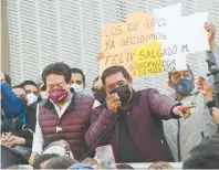  ??  ?? Félix Salgado Macedonio anunció que la mañana de hoy habrá una marcha hacia la Ciudad de México.