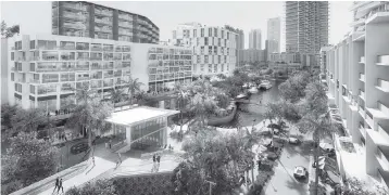  ?? ZYSCOVICH ?? The proposed Uptown Harbour developmen­t, to be built on the site of the Intracoast­al Mall, has again won approval from North Miami Beach City Commission­ers.