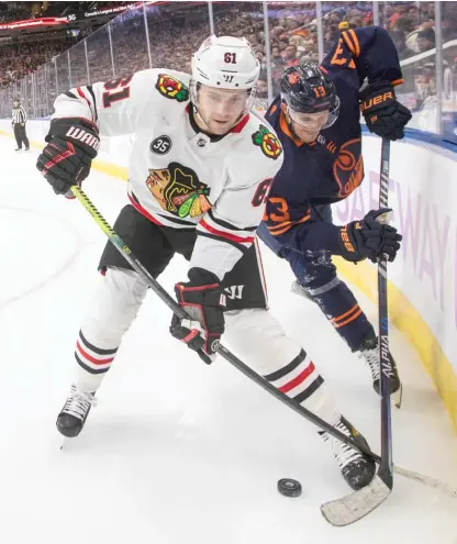  ?? AP ?? The Blackhawks dealt defenseman Riley Stillman to the Canucks on Friday for a player and a second-round draft choice in 2024.