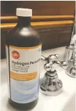  ??  ?? Ordinary drugstore hydrogen peroxide is one of the best ways to eliminate smelly drains. Pour a bottle down the drain at night, and follow up with a few simple steps in the morning to finish the job.