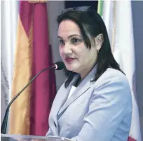  ??  ?? Profesiona­l médico. Ellen Hilario, presidenta de la Sociedad Dominicana de Nefrología.