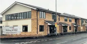  ??  ?? Rising Bridge Business and Enterprise Village on Blackburn Road has been put up for sale