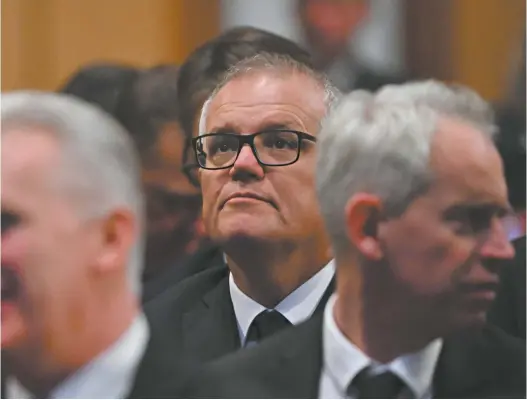  ?? AAP Image / Mick Tsikas ?? Former prime minister Scott Morrison in Canberra.