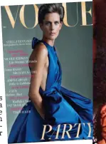  ??  ?? Stellar career: On Vogue’s cover in 2018 and the catwalk (right) in 1996