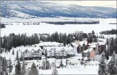  ?? JOE JASZEWSKI/THE NEW YORK TIMES ?? The Tamarack ski resort, which has been left half-finished since 2008, near Donnelly, Idaho, on January 20.