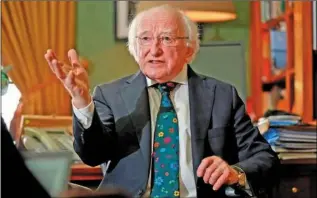  ??  ?? Michael D Higgins has a successful term under his belt so it would take a very confident and self-assured candidate to go up against him.