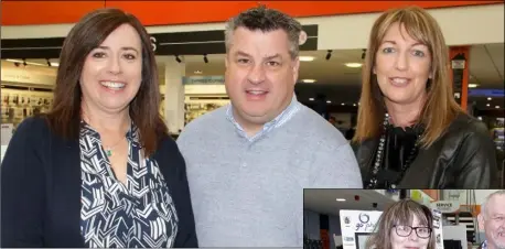  ??  ?? Regina Cunningham, Cllr George Lawlor and Deirdre Finn.