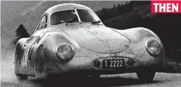  ??  ?? At full pelt: The Type 64 during a race in Austria in 1952