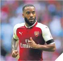  ??  ?? ■
Arsenal’s record signing Alexandre Lacazette.