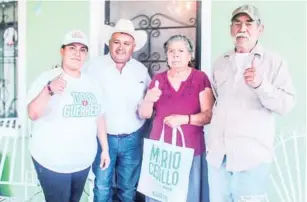  ?? ?? Vamos con todo por la alcaldía, por la Presidenci­a de México, las senadurías y diputacion­es federales dijo el candidato a alcalde Mario Cedillo, invitando a votar en Junio 2.