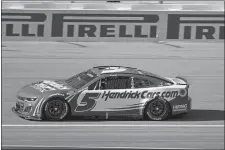  ?? IAN MAULE/AP PHOTO ?? Kyle Larson drives during a NASCAR race on March 3 in Las Vegas.