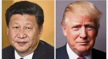  ??  ?? Getting along: Compared to other countries, the United States and China have more to talk about. Xi and Trump could discuss a range of issues, from economics to diplomacy to security. — Reuters