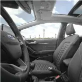  ??  ?? Ford Puma, in alto: per la prima volta su un SUV compatto monterà 3 radar, 2 telecamere e 12 sensori a ultrasuoni, racchiusi nel pacchetto Ford Co-Pilot. Fiesta, sopra, sarà interessat­a dal passaggio all’ibrido