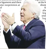  ??  ?? Robert Kraft