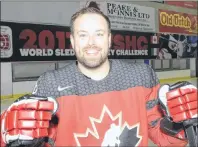  ?? THE GUARDIAN FILE PHOTO ?? Billy Bridges, Summerside native, and Paralympic Sledge Hockey player for Team Canada will have a park named in his honour this summer, as one of Summerside’s first boundless playground­s is establishe­d in what will formerly be known as Notre Dame Park.