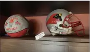  ?? SUBMITTED ?? Mentor High School sports items are on the auction block Nov. 17.