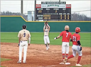  ?? Tim Godbee ?? The Calhoun and Sonoravill­e High School baseball teams are slated to meet 12 p.m. Saturday afternoon at The Furnace in the regular season finale for both teams.