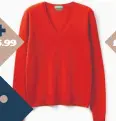  ??  ?? Red jumper, benetton.com