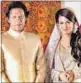  ?? PTI FILE ?? Imran Khan and Reham after their marriage in Pakistan.