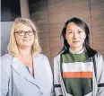  ??  ?? Annette Klerks und Qi Xia-Wesp vom China-Kompetenzz­entrum Düsseldorf