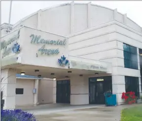  ?? Penticton Herald file photo ?? Memorial Arena would become a dry-floor building suitable for sports like lacrosse, soccer and pickleball if the city proceeds with a recommenda­tion to build a new $33.9-million, twin-rinks facility.