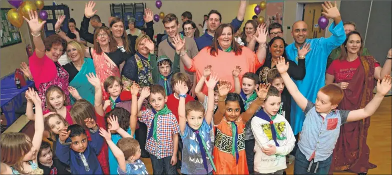  ?? Picture: Gary Browne FM4216077 Buy pictures from kentonline.co.uk ?? 1st Repton Beavers and Cubs holding a Bollywood fundraisin­g night