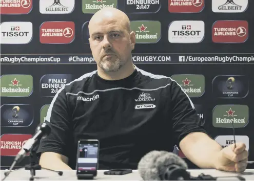  ?? PICTURE: GARY HUTCHISON/SNS/SRU ?? 0 Forwards coach Dan Mcfarland wants Glasgow to emulate the Irish provinces’ success in Europe.