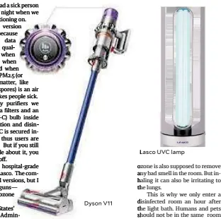  ??  ?? Dyson V11