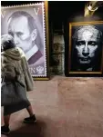  ?? Foto: afp ?? In Russland beliebtes Motiv für Künstler: Wladimir Putin macht weiter.