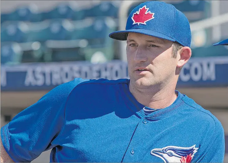  ?? JOHN LOTT/NATIONAL POST ?? Oklahoma City native Colt Hynes, 29, is hopeful of cracking the Toronto Blue Jays bullpen as a left-handed reliever this season.