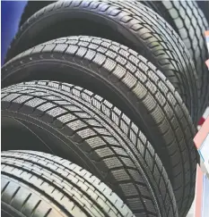  ?? —GETTY IMAGES ?? For most tires, there's a large choice with plenty of competitio­n to keep prices reasonable.