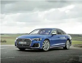  ?? ?? The updated Audi S8 merges stealthy looks with formidable performanc­e.