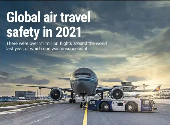  ?? — Tobias rehbein/pixabay ?? air travel safety has improved by leaps and bounds over the past few decades.