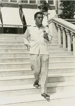  ??  ?? Buddy Robinson in Cannes, early 1960s.