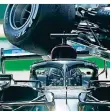  ?? FOTO: AP ?? Das Rad des Red-bull-autos trifft Lewis Hamiltons Fahrzeug.