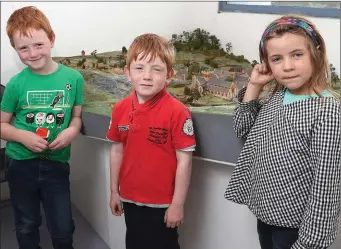  ??  ?? Donal, Eoghan and Aoife on a visit to Mellifont during Heritage week.