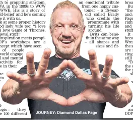  ??  ?? JOURNEY: Diamond Dallas Page