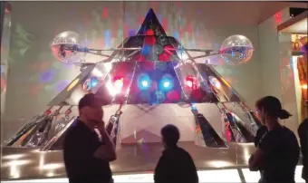  ??  ?? The P-Funk Mothership is one of the most iconic stage props in the history of popular music