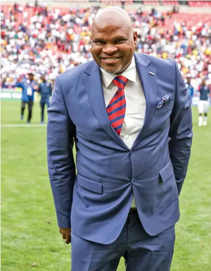  ?? /Gallo Images ?? Former Baroka FC CEO Morgan Mammila is back at Chippa United for his third stint and is charged with running the club’s developmen­t side.