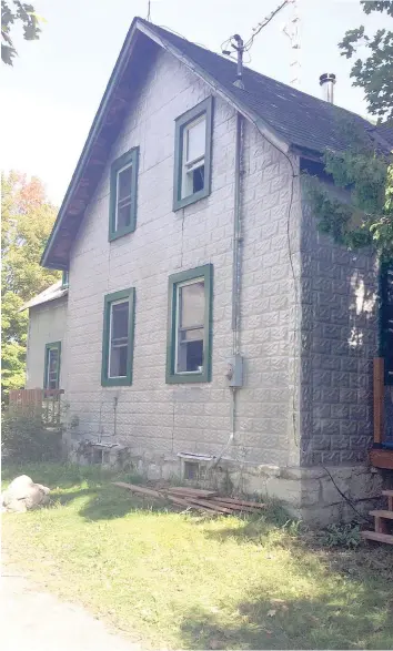  ?? photo Élise Merlin ?? La maison de Jacqueline Rouleau à Alfred-Plantagene­t—